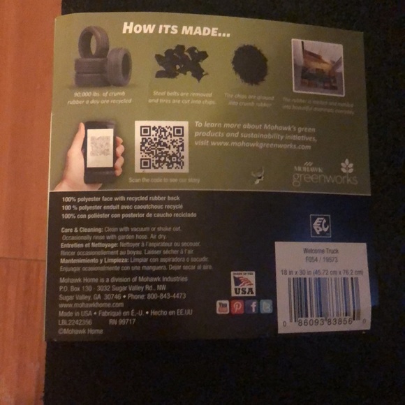 ✨NWT✨ Welcome Truck Door Mat - Picture 4 of 5